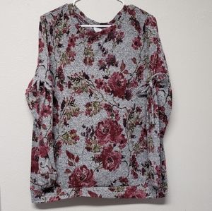 Floral maternity top